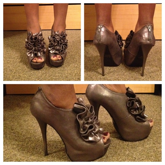 Silver heels