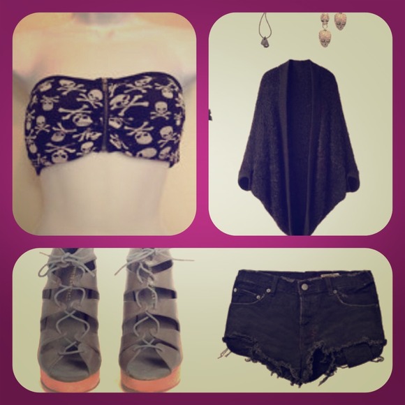 Skull and Crossbones Bandeau