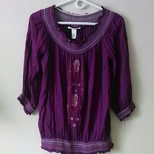 *SOLD*   Dress Barn purple top