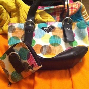 Roxy purse and wallet set!