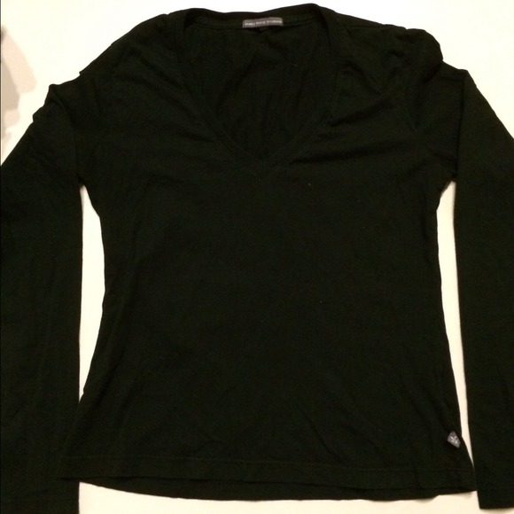 James Perse black long sleeve tee