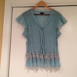 REDUCED Beautiful sheer Lace Shirt