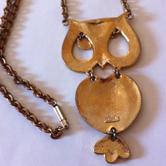 lin Jewelry Vintage Lin Owe Enamel Necklace Poshmark