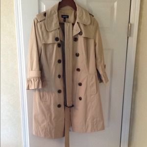 Bebe beige trench coat