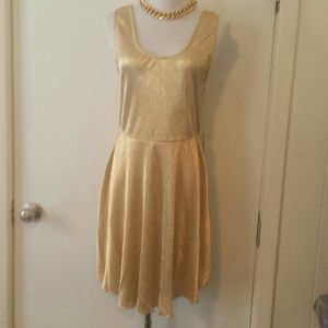 Gold  dress