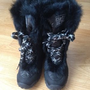 Black Coach Winter Boots