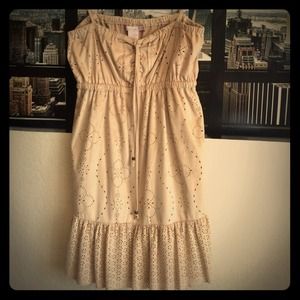 🚫SOLD🚫 in bundle- Tan suede dress