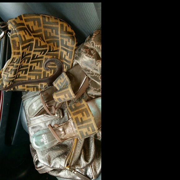 SOLD!!! Fendi Zucca, Authentic - Picture 4 of 4