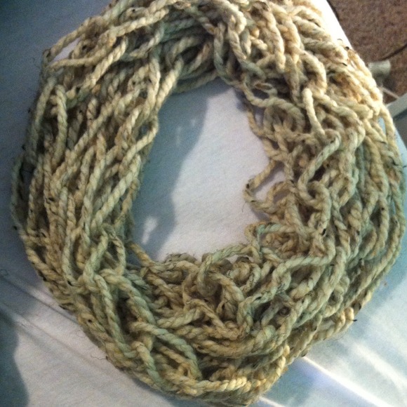 Homemade lacy infinity scarf! - Picture 2 of 2