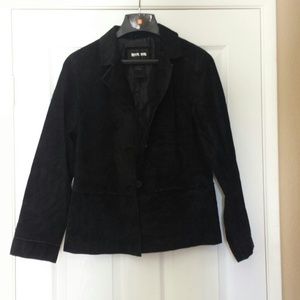 Black soft leather jacket