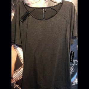 ❗️SALE❗️Charcoal Grey Short Sleeve Blouse👚