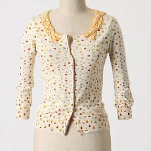 SOLD Rare anthropologie button bin cardigan