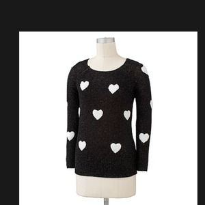 Lauren Conrad heart sweater