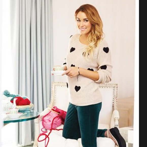 Lauren Conrad heart sweater