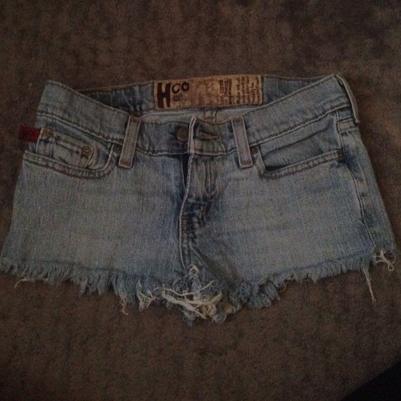Hollister jean shorts