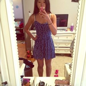 Blue bow dress