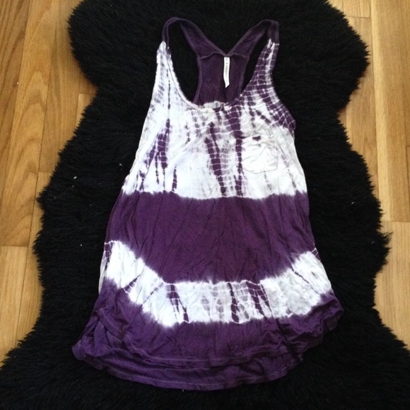 💥TRADED💥 Purple tiedye tank top