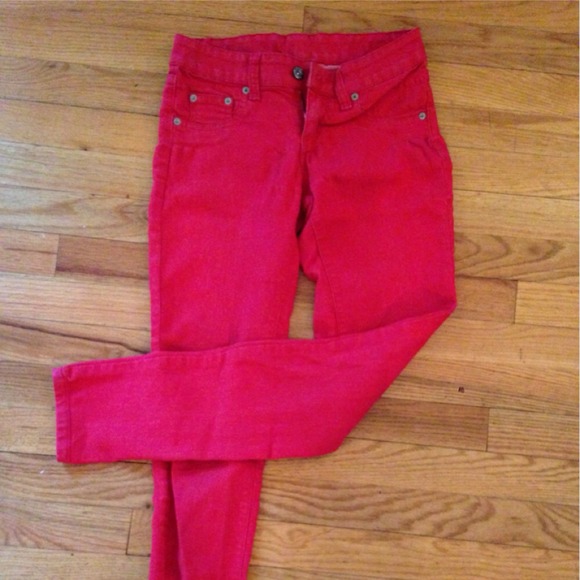 Red SZ 25 CarMar Skinny Jeans