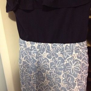 Lilly Pulitzer Strapless Dress Worn Only Once.