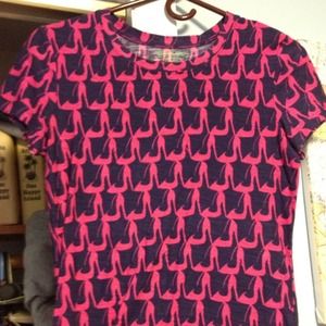 Lilly Pulitzer High Heel T- Shirt