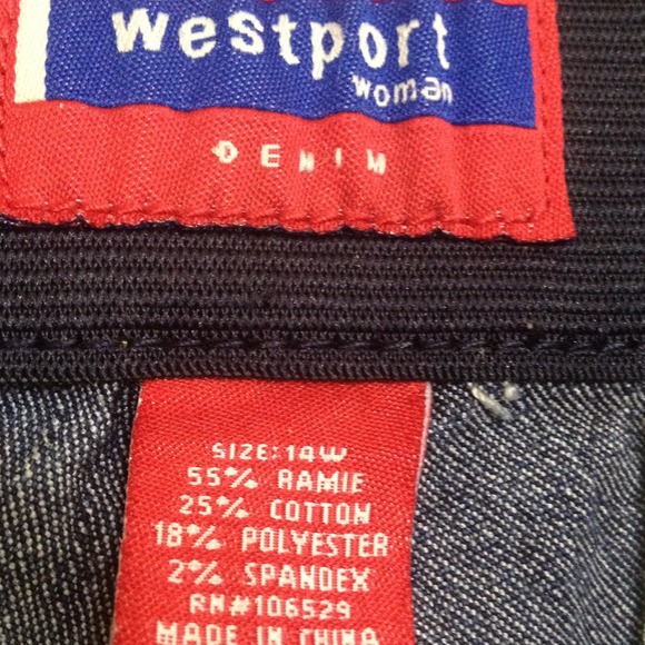 Navy Blue Jeans - Picture 3 of 3