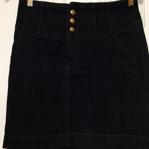 Denim Pencil Skirt