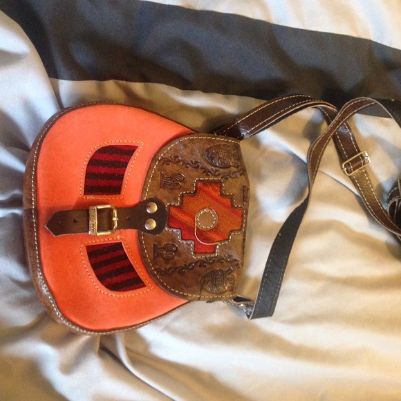 Original leather mini purse handmade in Peru. - Picture 2 of 2