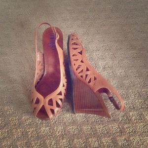 Indigo Wedge Sandals