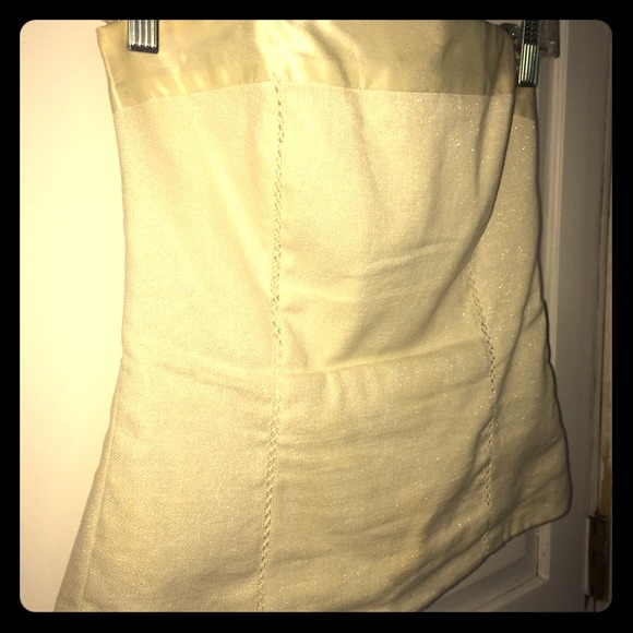 **REDUCED** WHBM Market Strapless Bustier Sz. 4
