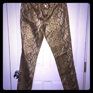 ON HOLD!!! NWT NY&C Snake Skinny Pants,  Sz2