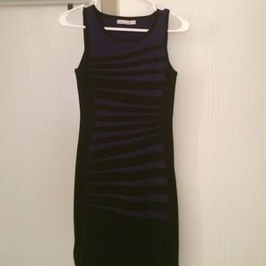 Karen Millen Black and blue dress