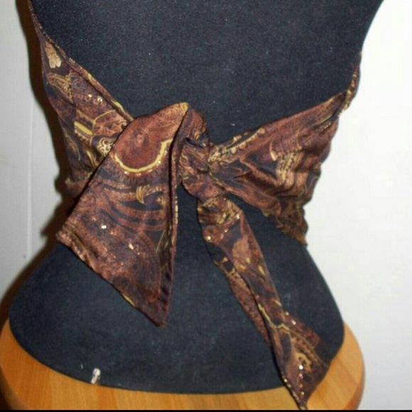 Sexy Silky open back top - Picture 4 of 4