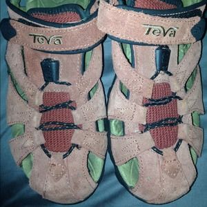 Teva red sandals