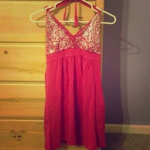 Sequin bathing suit coverup