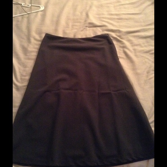 Dark gray, high waisted style skirt