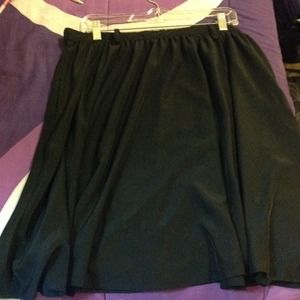 Black Skirt with Belt Loops
