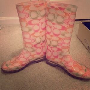 Auth Coach Pixy Dream Rubber Rain Boots