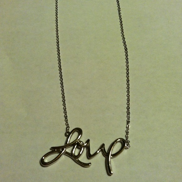 Lia Sophia "love" necklace