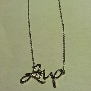 Lia Sophia "love" necklace