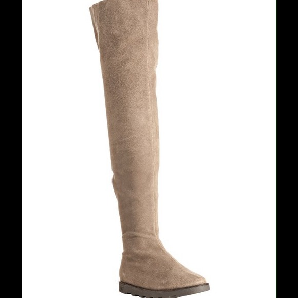 Diane von Furstenberg Boots - DVF Suede Slouch Boot
