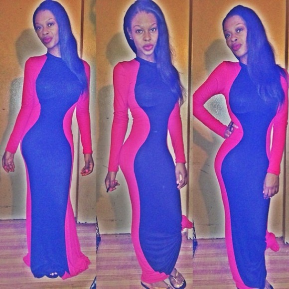 Long maxi dress
