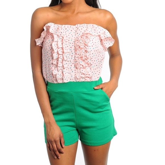 Green romper - Picture 2 of 3