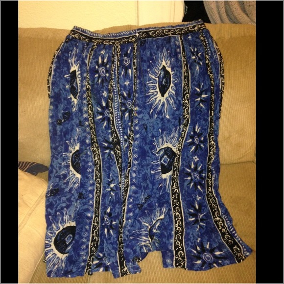 Bohemian Beachy Maxi Skirt - Picture 4 of 4