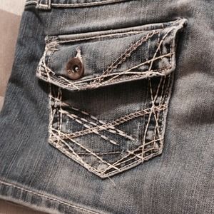 BKE denim shorts