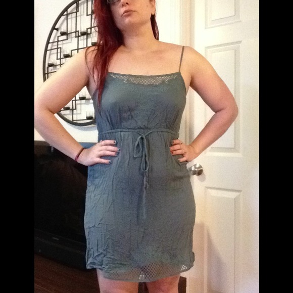Bluish grey dress