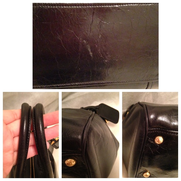 👍❤️SOLD🙌🏻🙌🏻Prada Vitello Shine Black / Gold - Picture 4 of 4