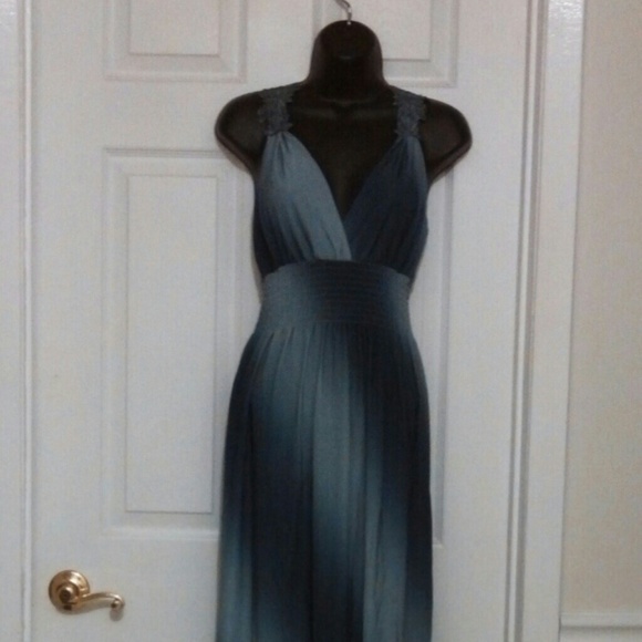 Pleated Floor Length Dress