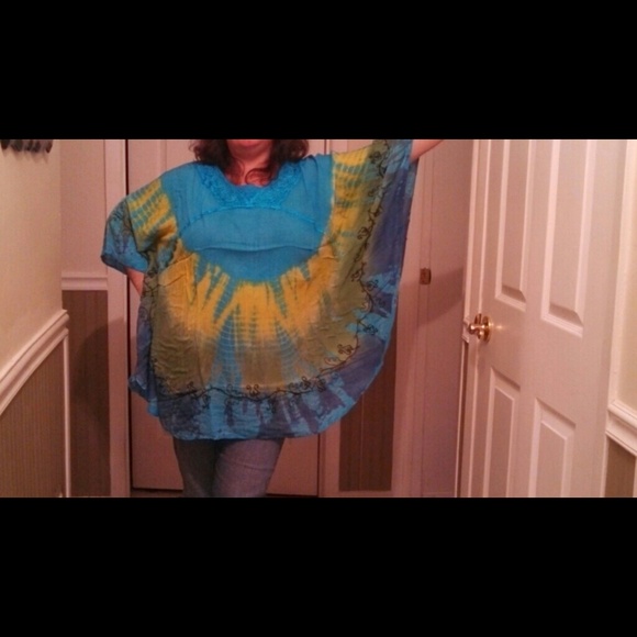 Tie Dye Poncho Shirt