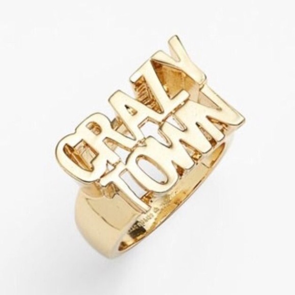 NWT kate spade "Crazy Town" ring SOLD OUT HTF