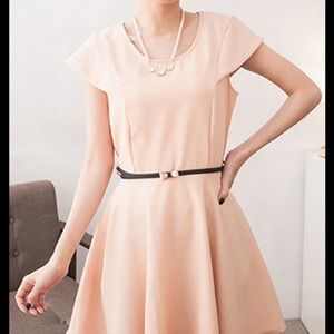 Little bag sleeve princess dress